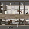 Modern Bookshelf 3d model