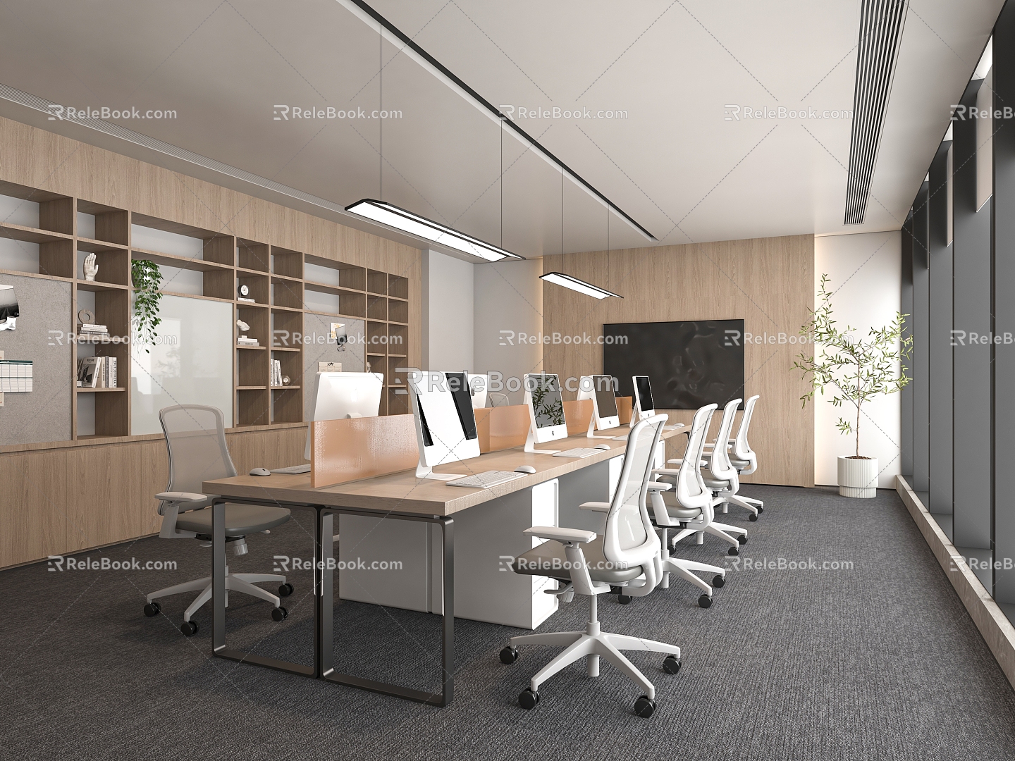 Office Area 3d model