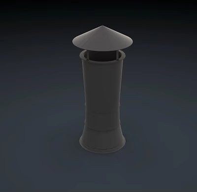 Modern Vent Roof Vent 3d model