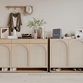 Nordic Shoe Cabinet 3d model