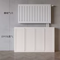 radiator louver cabinet built-in radiator 3d model