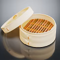 Modern Steamer Dumpling Steamer 3d model