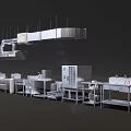 Industrial Production Line Equipment Set With Conveyor And Processing Machines