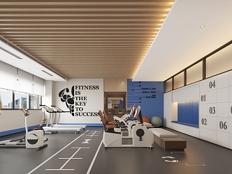 Modern Gym 3d model