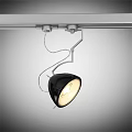 Modern Black Adjustable Track Spotlight Design For Home Ceiling Lighting 3d model