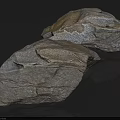 Natural Stone And Wood Decorative Materials With Organic Textures For Design Projects