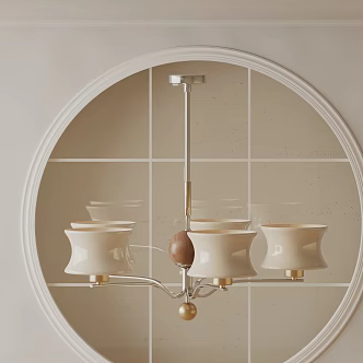 Modern chandelier 3d model