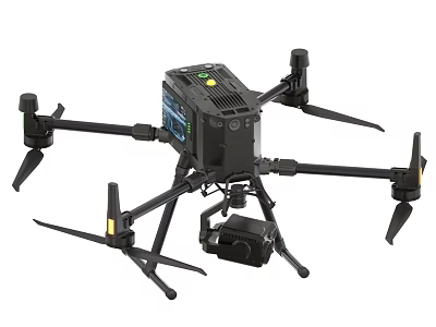 High Performance Professional Multi rotor Drone With Camera And Flight System 3d model