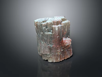Natural Organic Stone Wood Material With Textured Surface And Decorative Block 3d model