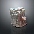 Natural Organic Stone Wood Material With Textured Surface And Decorative Block