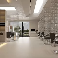Modern Beauty Salon Interior With White Decor Large Windows Reception Desk And Black Chairs