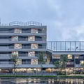 Hongling Experimental School Campus Design Competition Overhead Campus 3d model