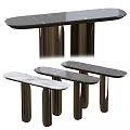 Sleek Modern Coffee Tables With Black White Brown Marble Tops And Metal Legs