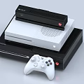 Game console PS4 Nintendo console PS3 gamepad XBOX 3d model
