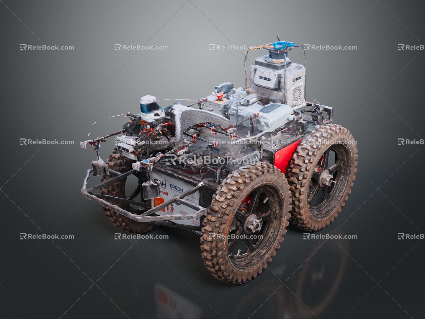 All Terrain Vehicle Toy Car Four-wheeler Beach Car Four-wheel Motorcycle Mountain Bike Off-road Mountain Bike 3d model