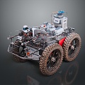 All Terrain Vehicle Toy Car Four-wheeler Beach Car Four-wheel Motorcycle Mountain Bike Off-road Mountain Bike 3d model