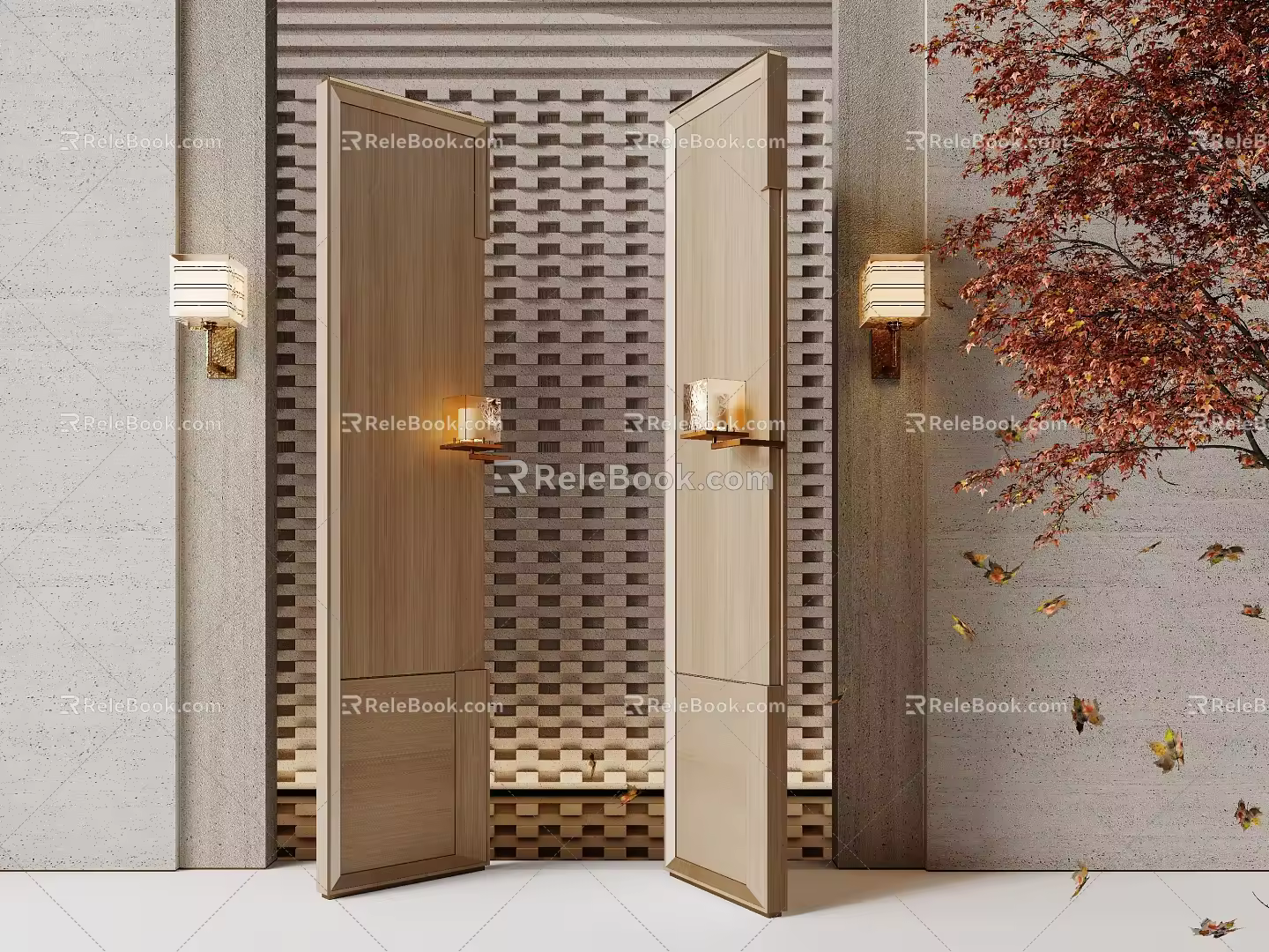 Screen partition 3d model