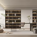 Modern study 3d model