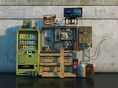 Equipment daily necessities household tools household facilities tools office tools tools sketch substation switch 3d model