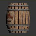 Fireball Cinnamon Whisky Branded Classic Decorative Wooden Barrel With Metal Hoops