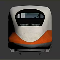 train light rail subway high-speed rail EMU modern train high-speed train high-speed locomotive EMU 3d model