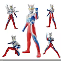 Ultraman Game And Movie Character Action Figures With Various Poses