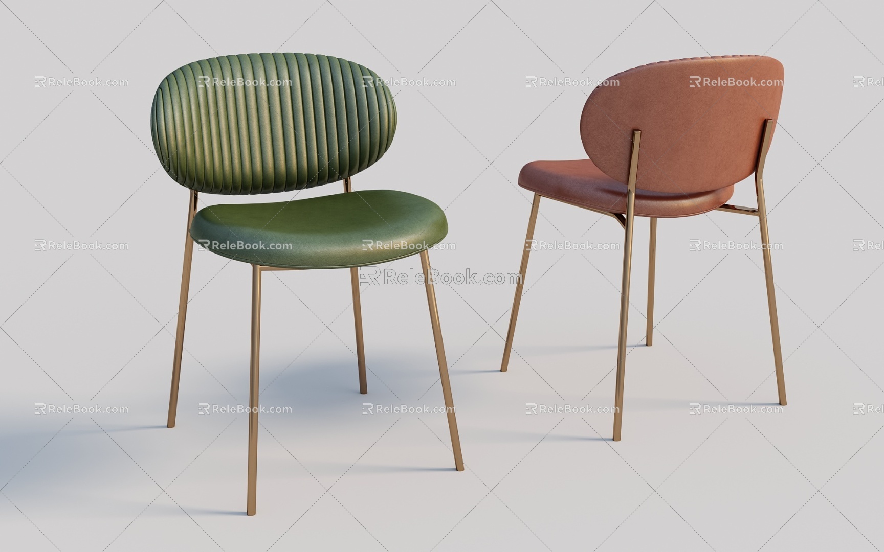 Chair Single Chair Dining Chair Leisure Chair 3d model