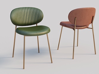 Chair Single Chair Dining Chair Leisure Chair 3d model