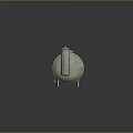 Rusty Metal Storage Tanks In Large And Small Sizes With Reflective Base And Dark Background