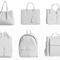 Assorted Fashion Bags Collection Featuring Tote Backpack Briefcase And Crossbody Styles In Multiple Colors