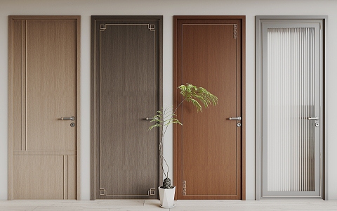 Single door 3d model