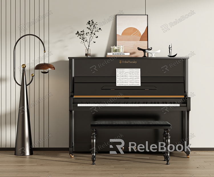 paint piano model