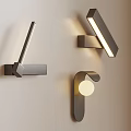 Modern minimalist wall lamp bedside lamp decorative lamp atmosphere lamp 3d model