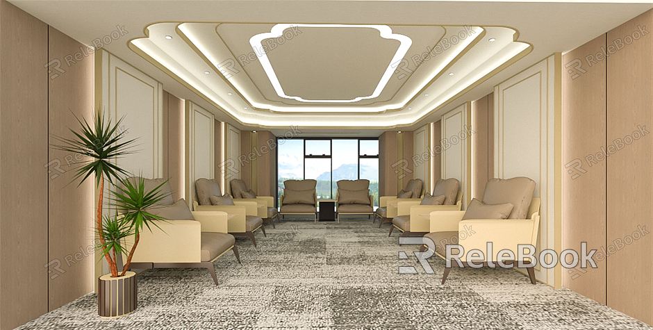 Modern Reception Room model