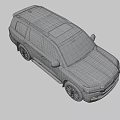 Silver Toyota Land Cruiser SUV With Modern Design And Alloy Wheels