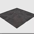 Scenic Rugged Mountainous Terrain With Natural Rock Formations And Textured Geological Features