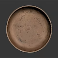 Copper Decorative Bowl With Intricate Textured Design For Modern Household Use