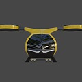 The Flying Taxi Concept 3d model