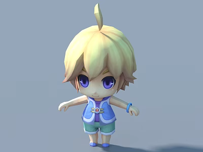 Modern Game Character Anime Character Cartoon 3d model