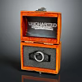 UNCHARTED Fashion Accessory Ring In Open Wooden Box With Black Velvet Lining And Brand Mark