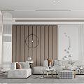 modern living room 3d model