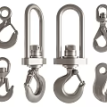 Durable Stainless Steel Industrial Lifting Hooks With Different Sizes And Shapes