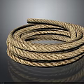 Coiled Natural Hemp Rope With Strong Durable Material For Household Decorative Use