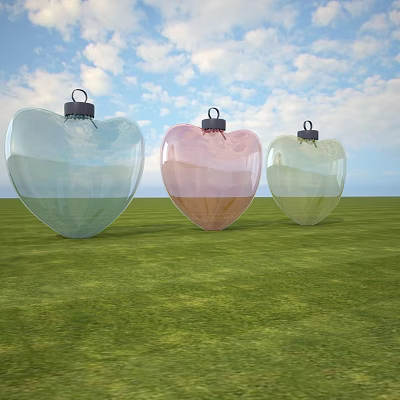 Modern Meichen Christmas Love Items 3d model