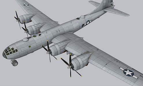 Modern fighter bomber with internal structure 3d model