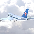 Hyundai China Southern Airlines Boeing 747 Jumbo Four-round Long-range Wide-body General Transport with Interior 3d model