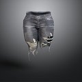 Jeans Casual Pants Denim Casual Pants Men's Pants Women's Pants Men's Pants Women's Pants 3d model