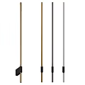 Abstract Modern Floor Lamp With Unique Design Metal Pole And Multiple Colors For Home Decor