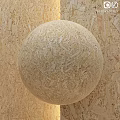 Round Natural Fiber Object Placed On Two Different Wooden Texture Backgrounds