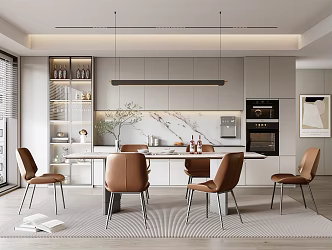 Modern Restaurant 3d model
